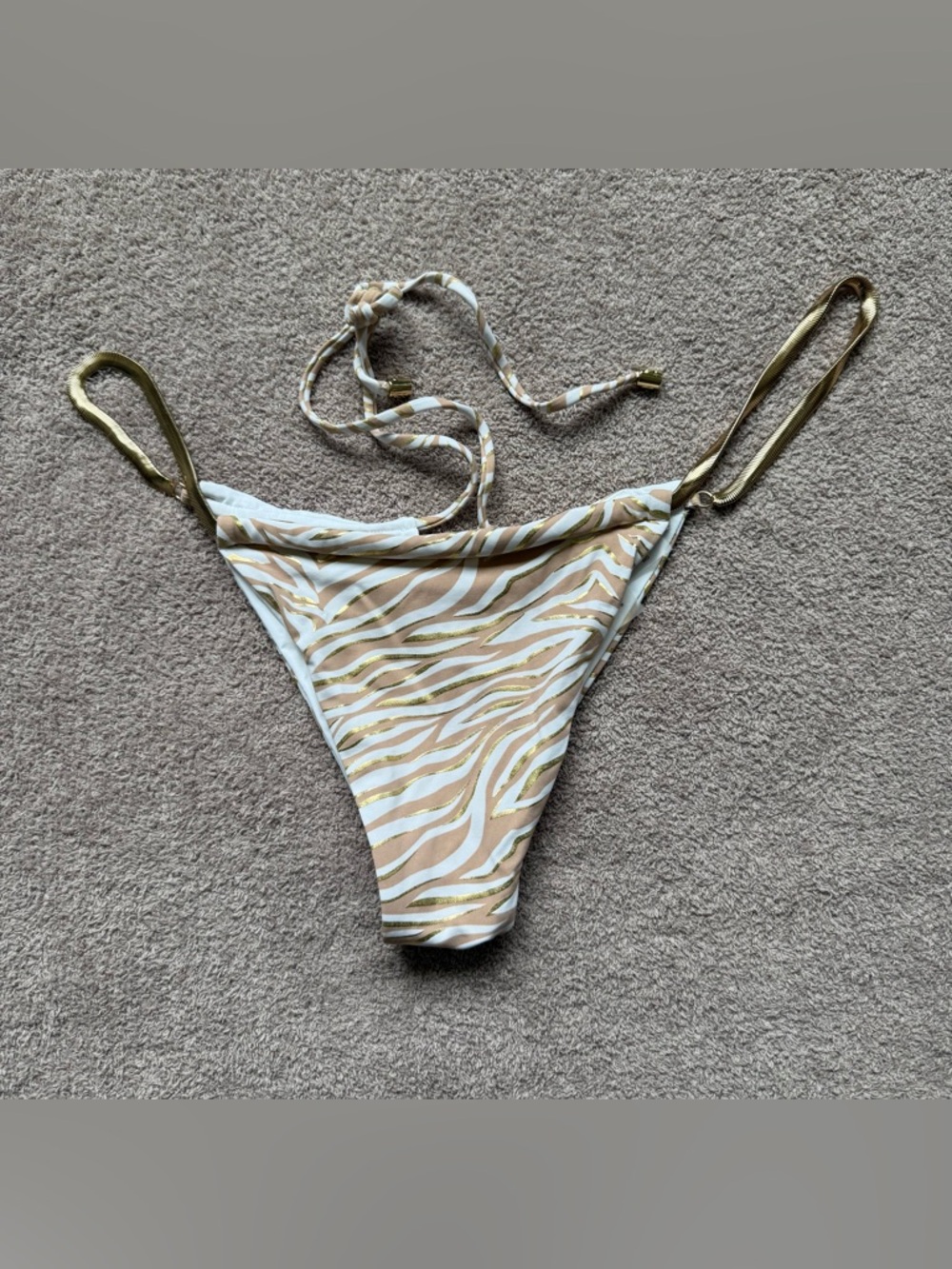 BEACH BUNNY - Abbie Tango Bottom - Nude and Ivory